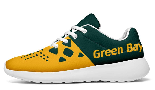 Green Bay Packers Shoes - Casual Canvas Tennis Sneakers –