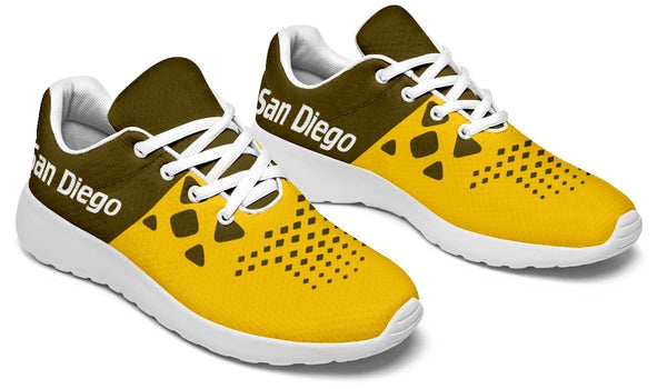 San Diego Padres Colors Shoes - Gym Tennis Running Sports Sneakers –