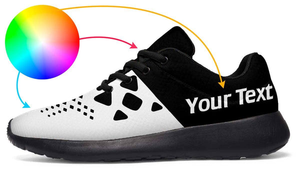 Custom Team Colors / Text Running Shoes - Design Your Own Sports Sneakers –