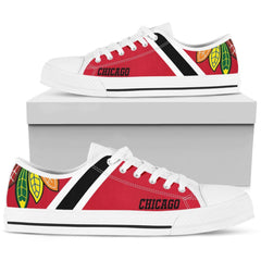 Chicago Blackhawks Shoes - High Tops Canvas Sneakers –