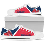Cleveland Indians Shoes - Casual Canvas Tennis Sneakers –