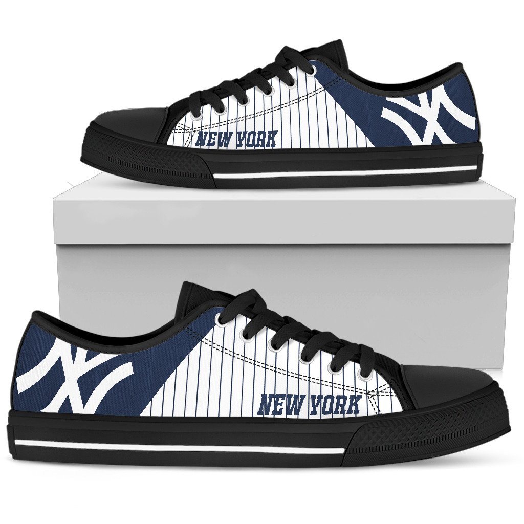 New York Yankees Shoes - Casual Canvas Tennis Sneakers –