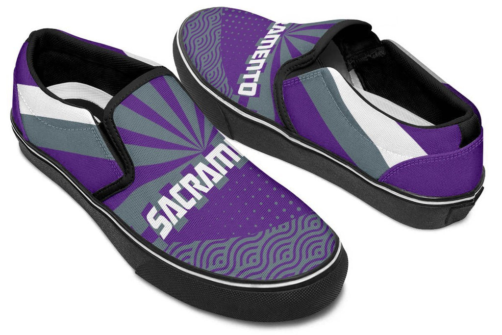 Sacramento Kings Colors Slip-On Shoes KI –